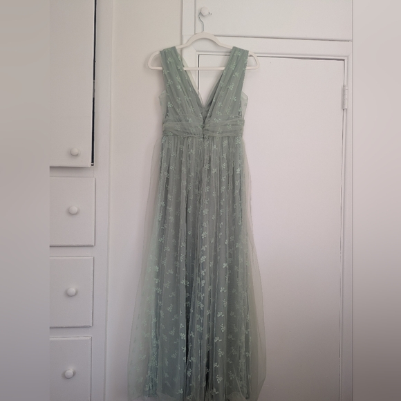 Soieblu Mint Green Floral Maxi Dress - Picture 7 of 11
